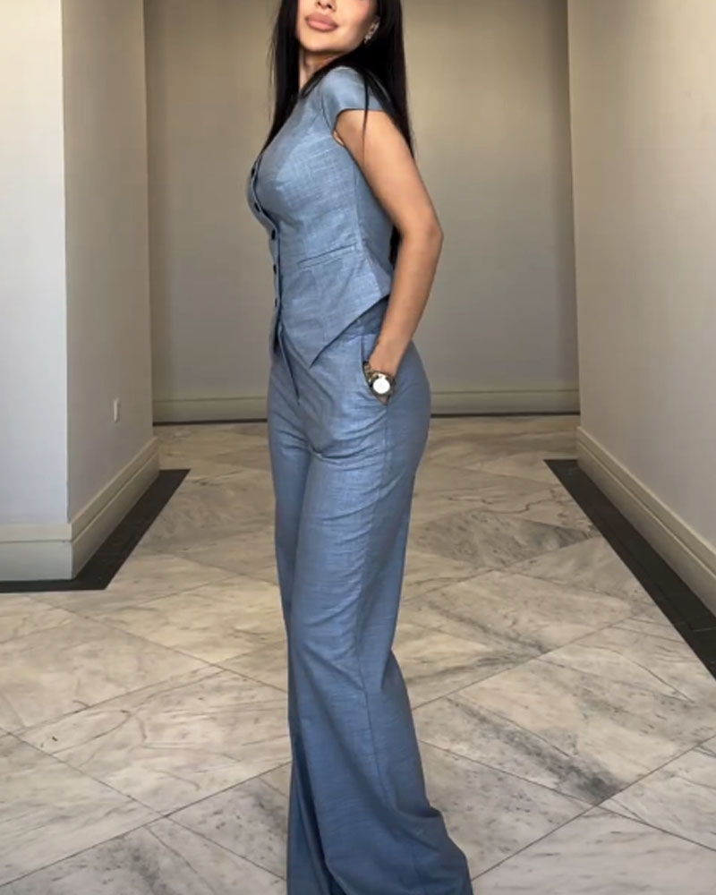 ISLA | Ensemble chic en lin, parfait pour les journées d'été