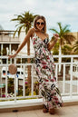 Robe maxi estivale bohème à imprimé floral – Yara