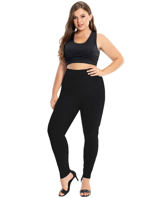 2025 Pantalon de printemps pour femmes en modal-coton grande taille