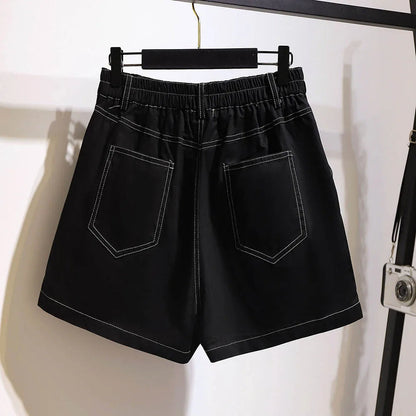 Shorts d'été en jean grande taille 2025