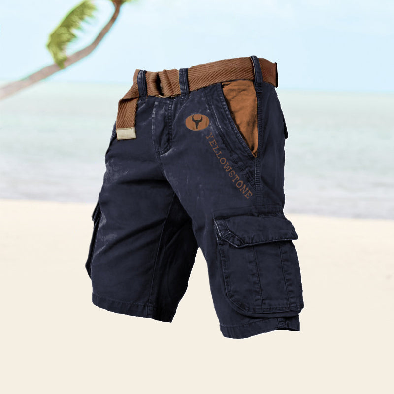 Shorts cargo multifonctionnels pour hommes - Ethan, collection été 2025