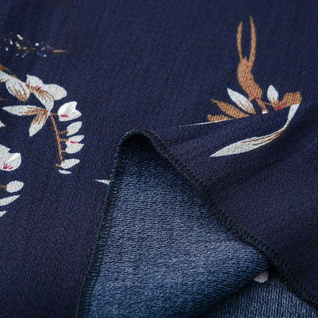 Robe grande taille en chiffon à motifs floraux