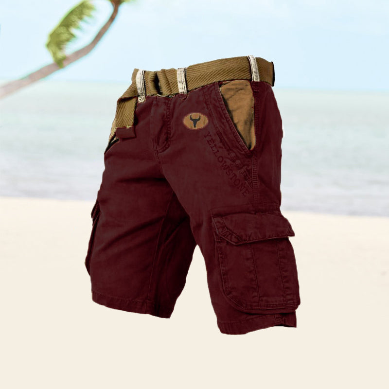 Shorts cargo multifonctionnels pour hommes - Ethan, collection été 2025