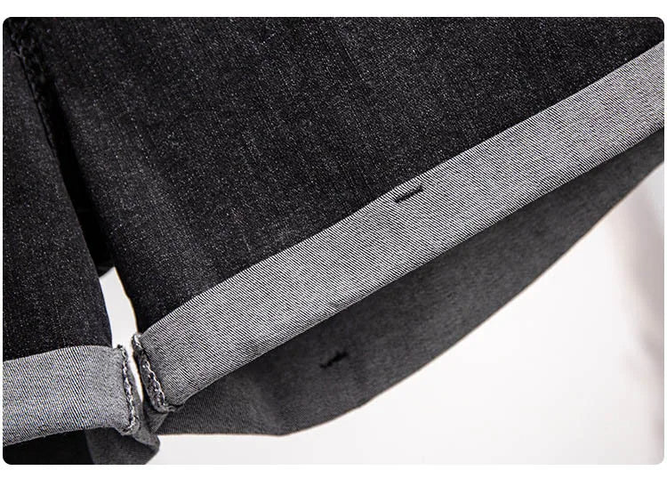 Shorts en jean taille haute décontractés, grande taille pour l'été 2025