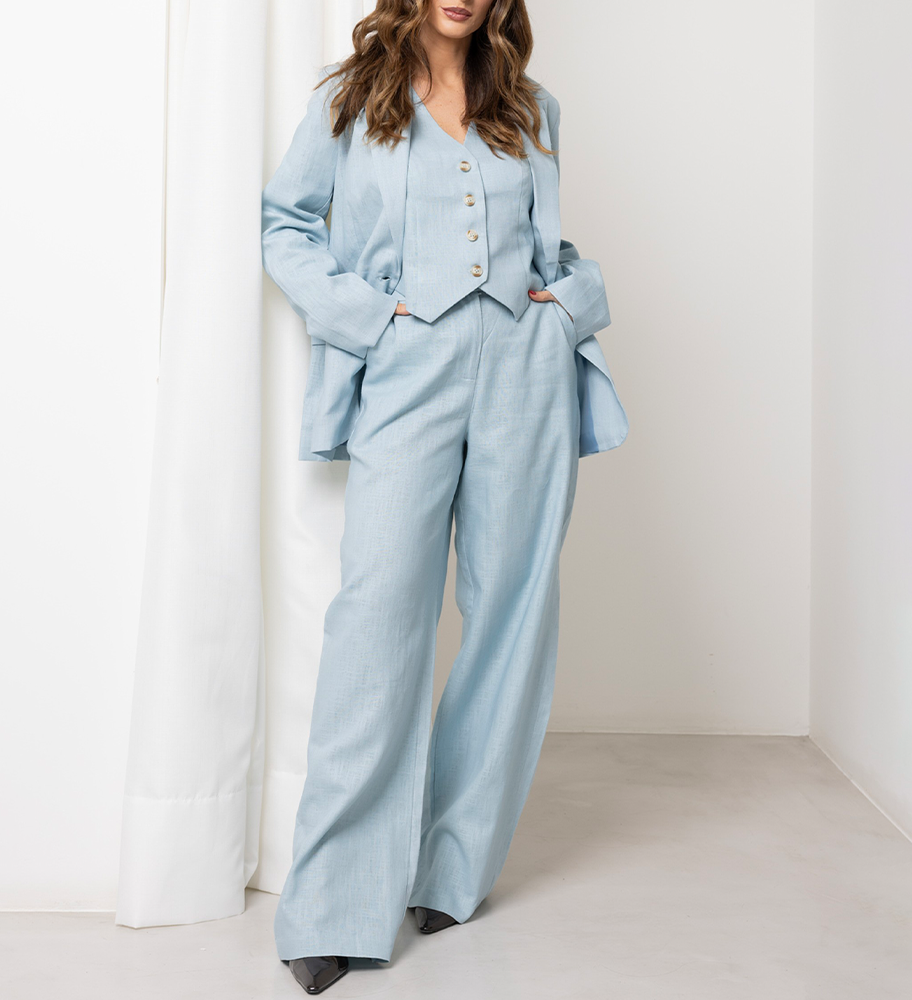 LINA | Ensemble blazer et gilet pour un look raffiné - Luviera Fashion