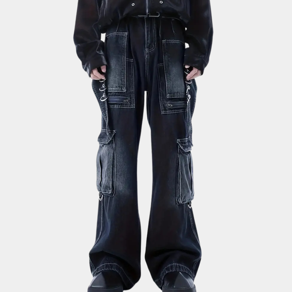 MATHIS | Pantalon en denim chic - Luviera Fashion