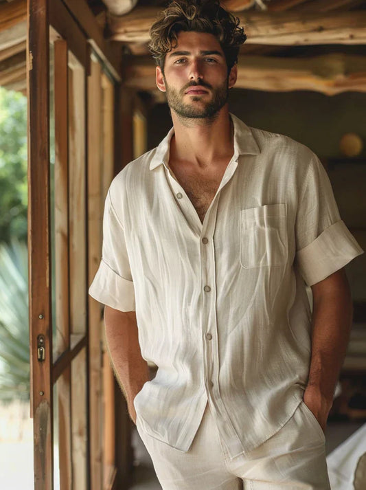 MIRA | Ensemble décontracté en lin pour une allure estivale