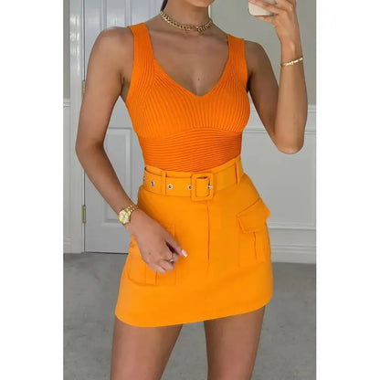 Ella Robe à Taille Haute