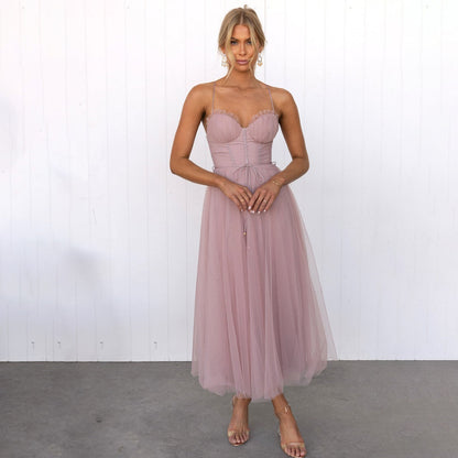 Robe midi estivale 2025 - Modèle Luna