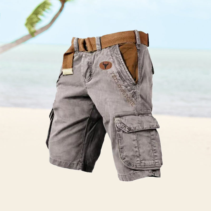 Shorts cargo multifonctionnels pour hommes - Ethan, collection été 2025