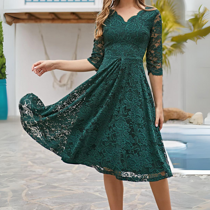 Robe Jenny de Printemps à Manches 3/4 - Collection 2025