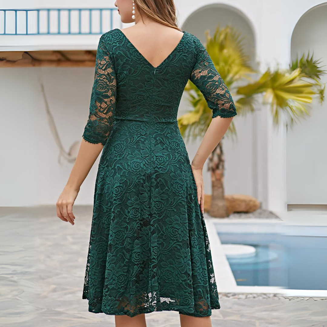 Robe Jenny de Printemps à Manches 3/4 - Collection 2025