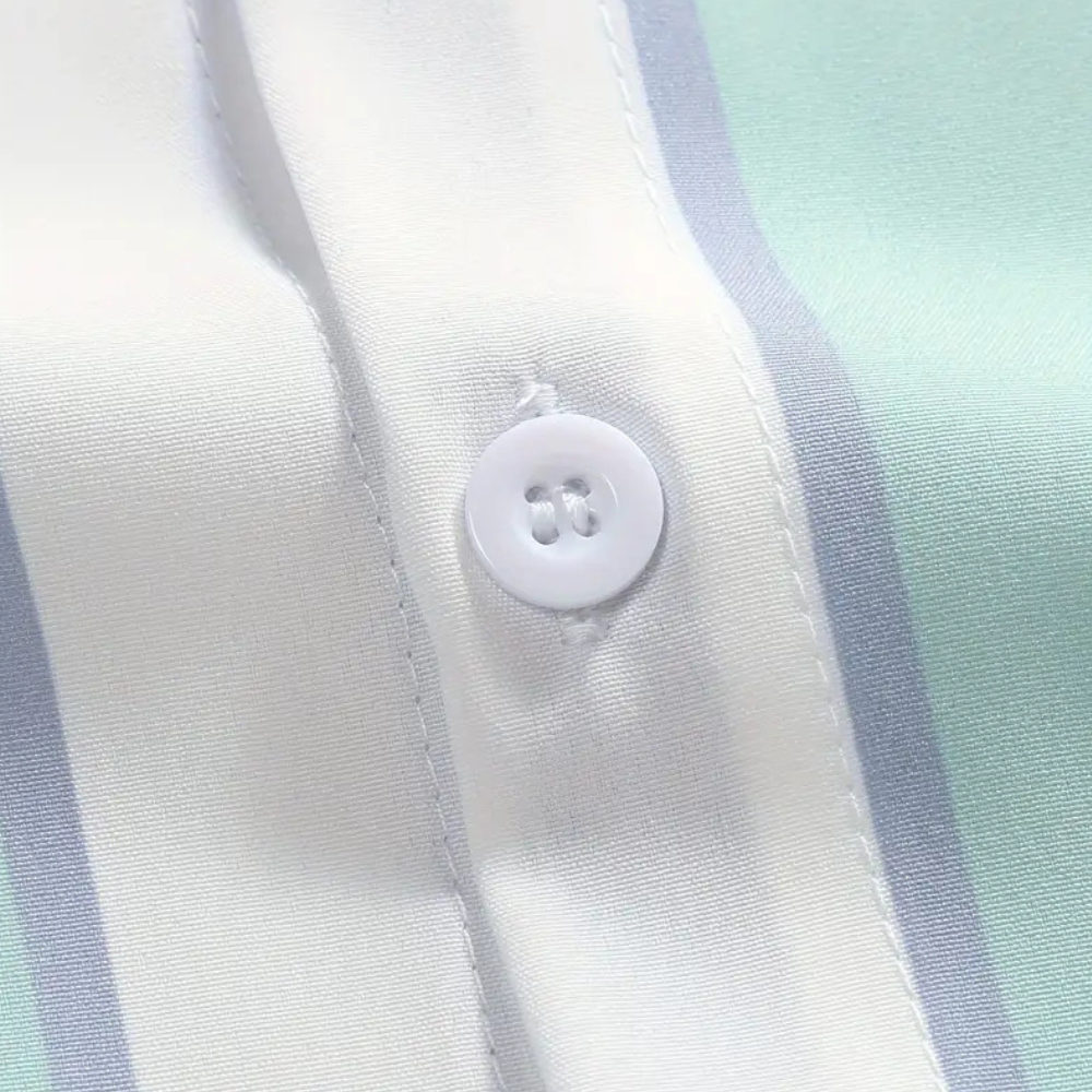 Chemise à rayures minimalistes avec boutonnière - Felix, Collection Printemps 2025
