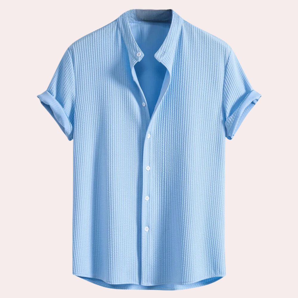 Chemise élégante à manches courtes pour hommes - Collection Printemps 2025 - Victor