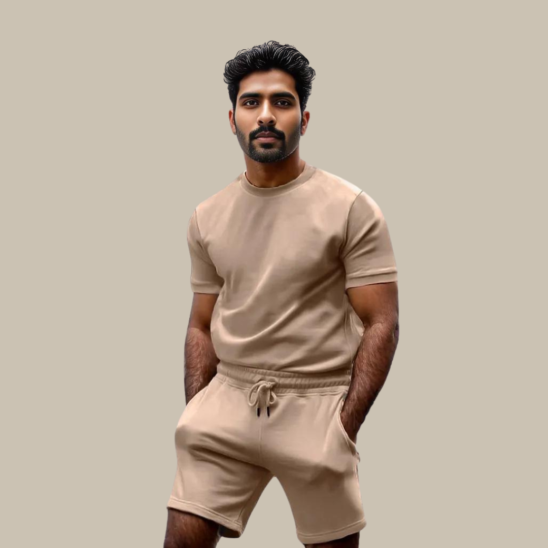 Jethro - T-shirt Décontracté et Shorts | Collection Premium Été