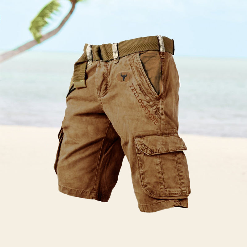 Shorts cargo multifonctionnels pour hommes - Ethan, collection été 2025