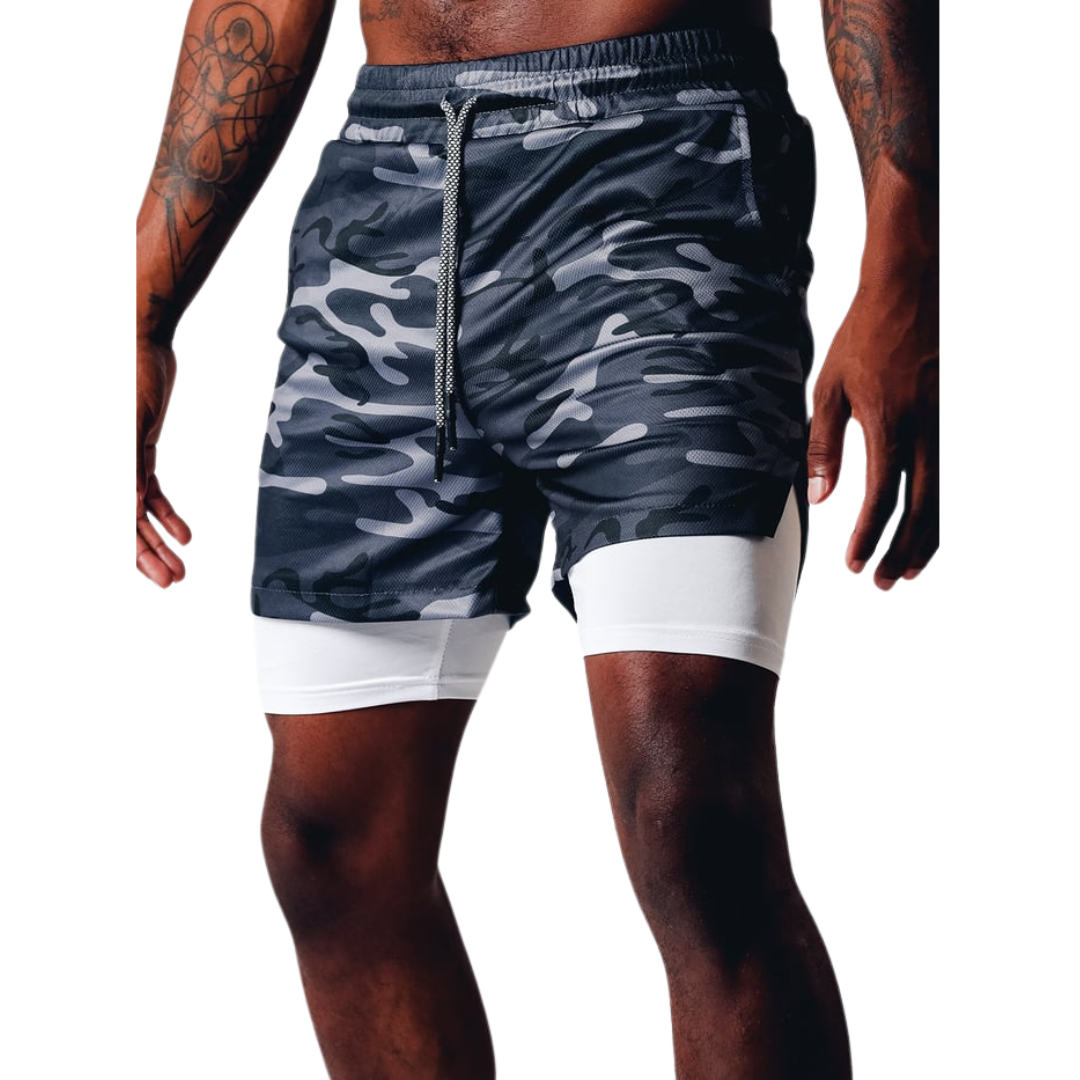 Felix 2-en-1 Shorts de Sport d'Été pour Hommes