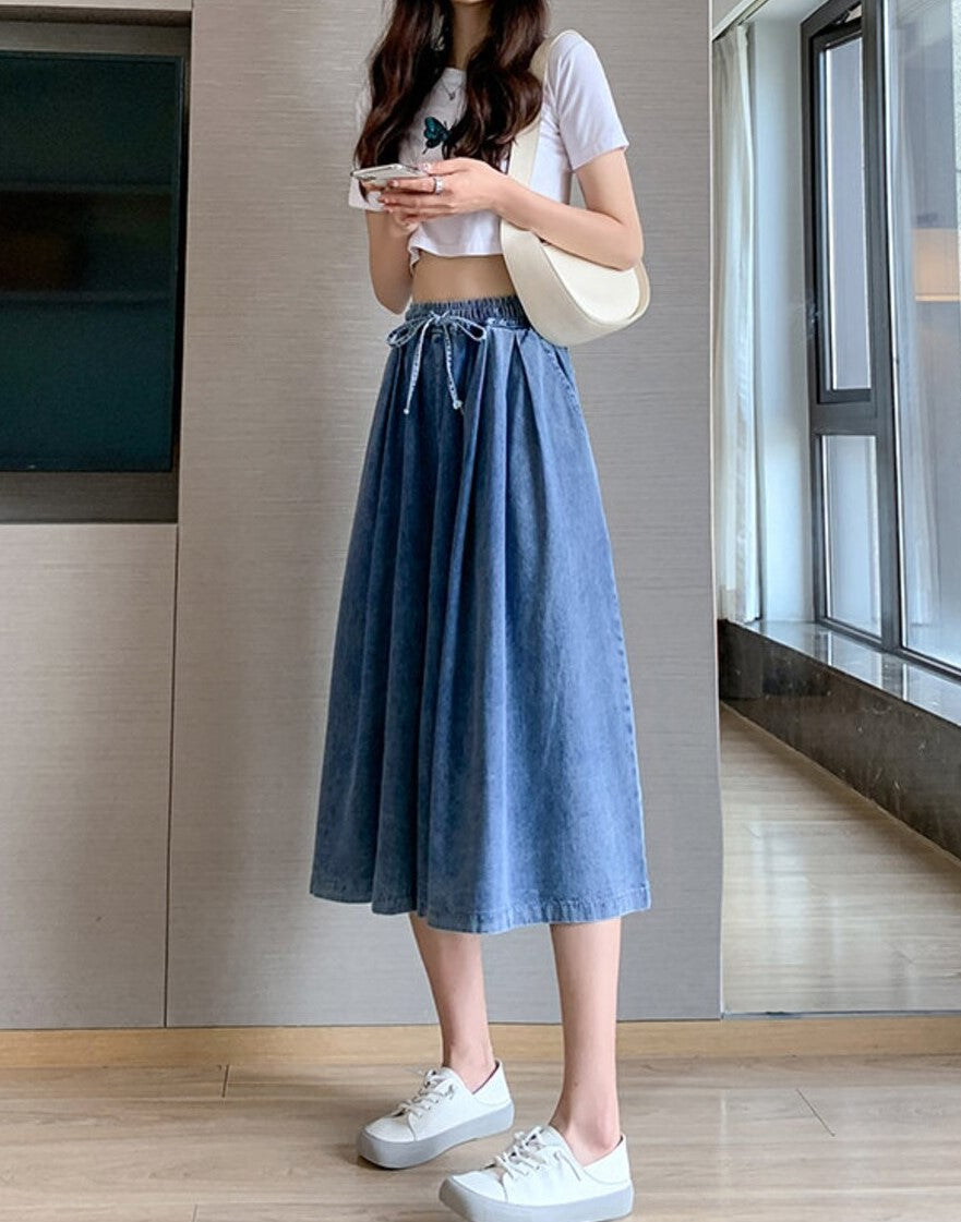 Jupe-pantalon grande taille