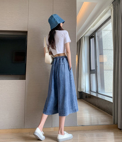 Jupe-pantalon grande taille