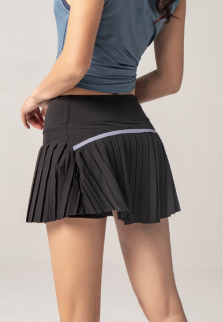 Jupe de Sport Femme - Plissée, Taille Élastique, Confortable et Respirante