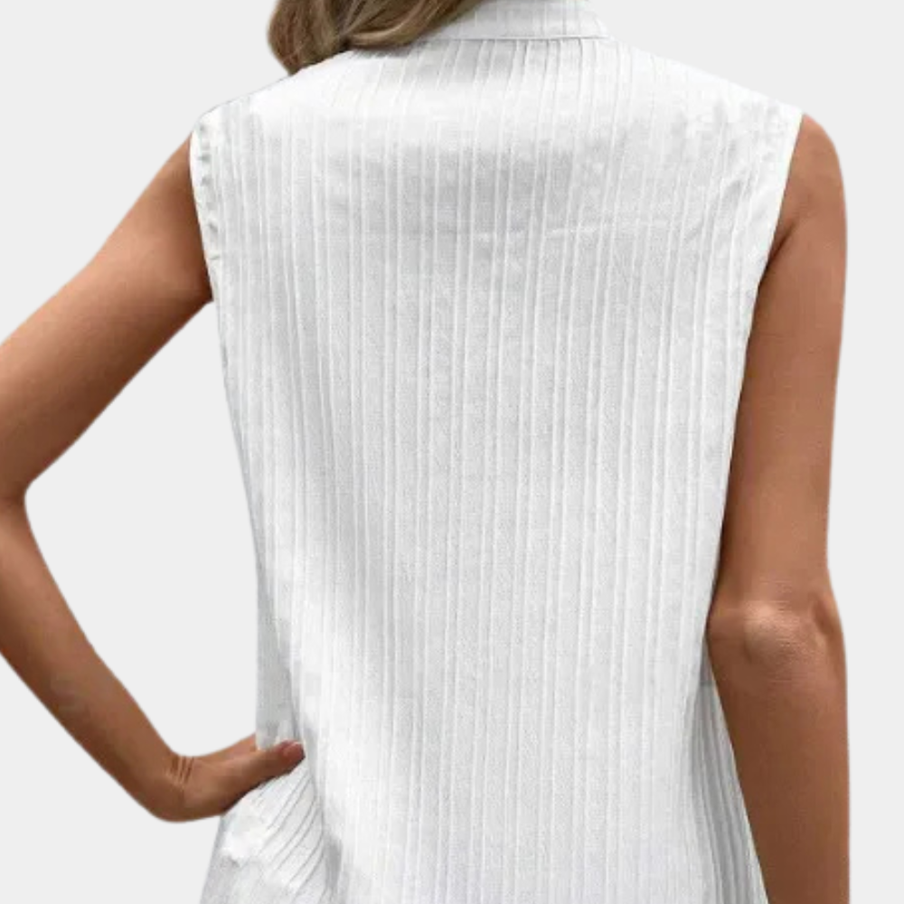 Romy - Haut d'été blanc pour femmes