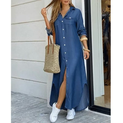 Robe maxi tendance street pour le printemps 2025