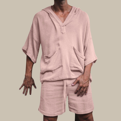 Bali Boho Men's Set | Shirt & Shorts