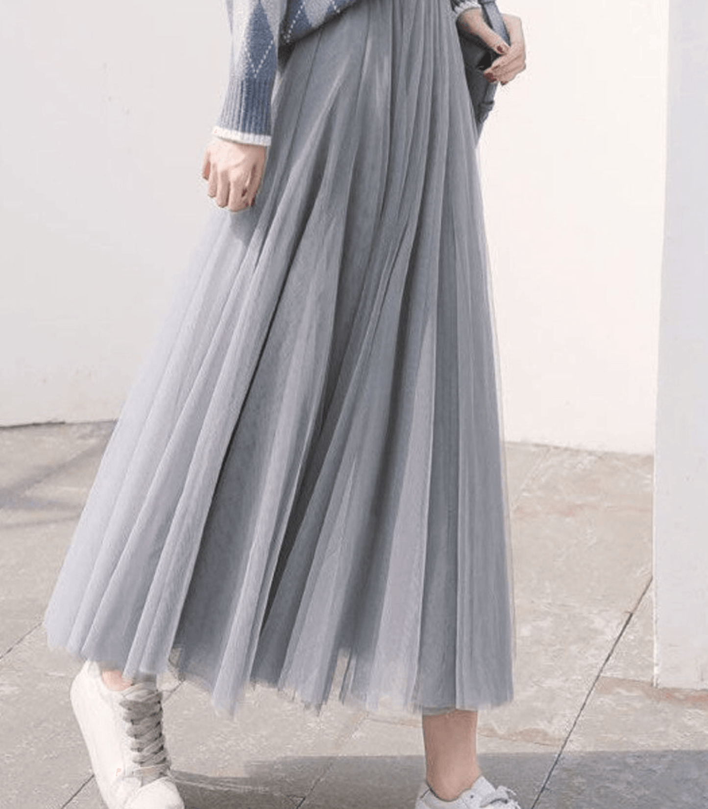 Jupe Maxi en Tulle pour Femmes - Superposée, Taille Haute - Élégante et Aérée