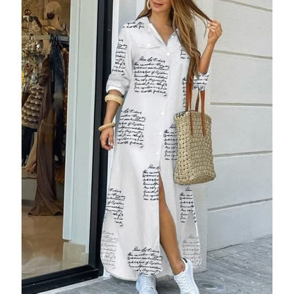 Robe maxi tendance street pour le printemps 2025