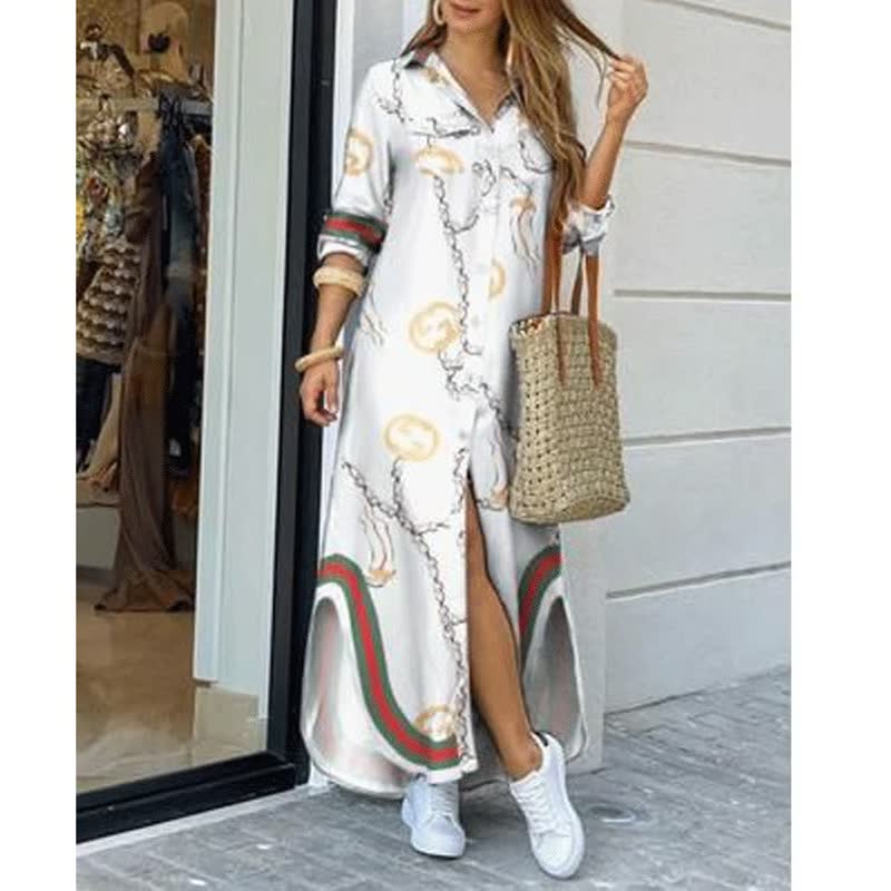 Robe maxi tendance street pour le printemps 2025