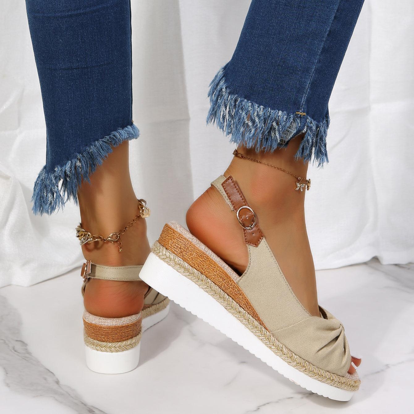 Sandales compensées été 2025 pour femmes - ComfiLift