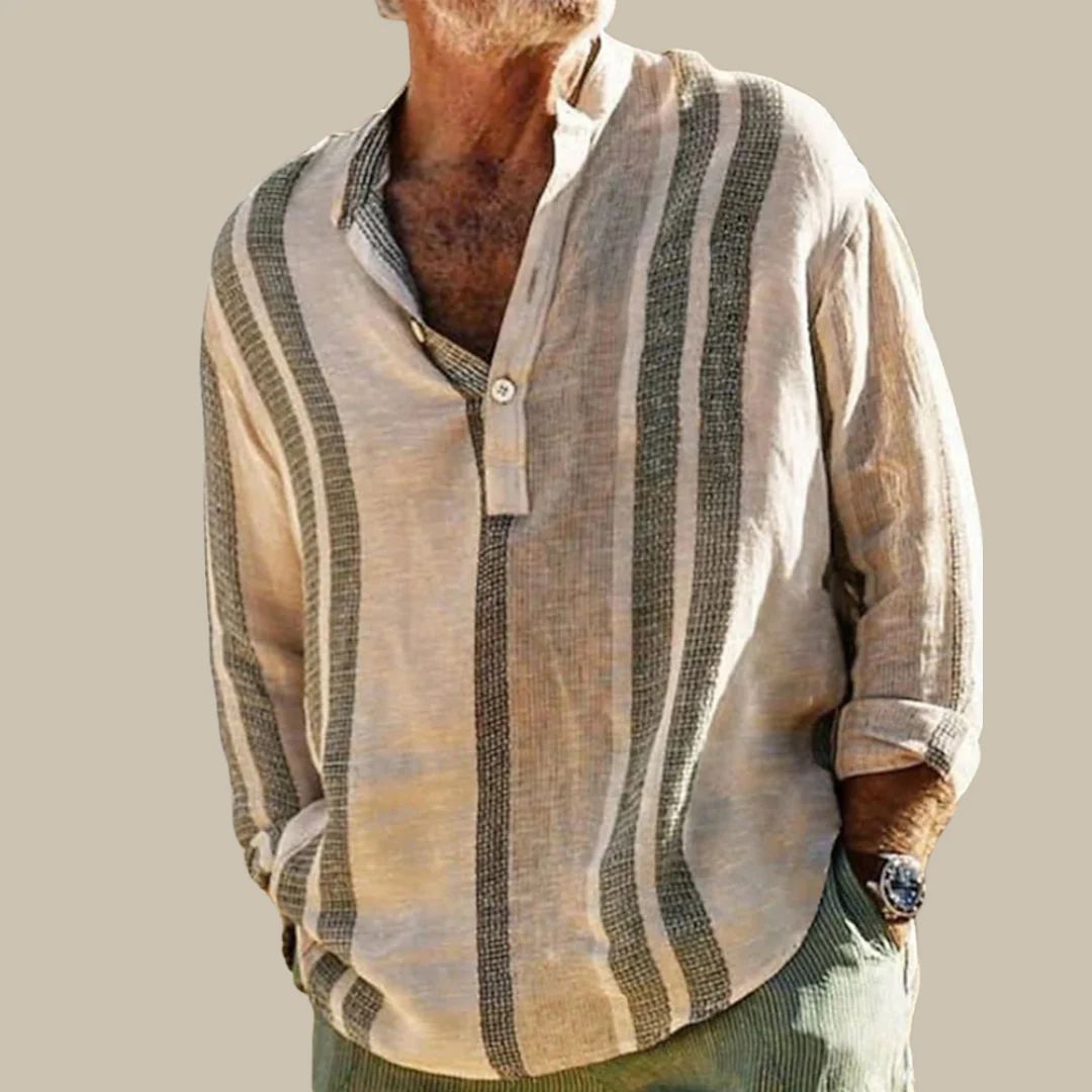 Elégante chemise rayée de printemps 2025