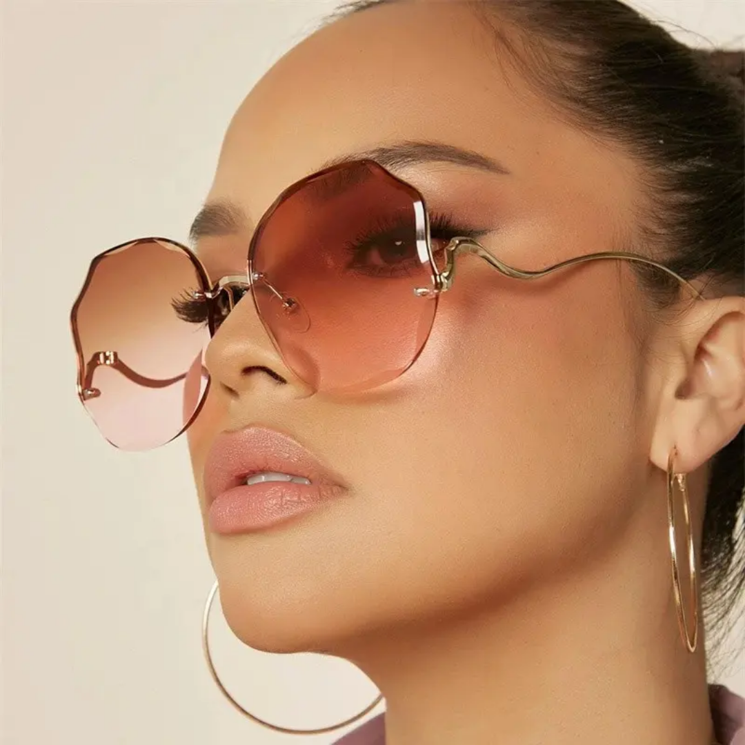 Lunettes de soleil élégantes à dégradé pour l'été 2025