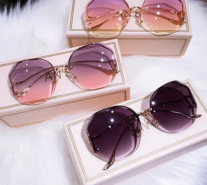 Lunettes de soleil élégantes à dégradé pour l'été 2025