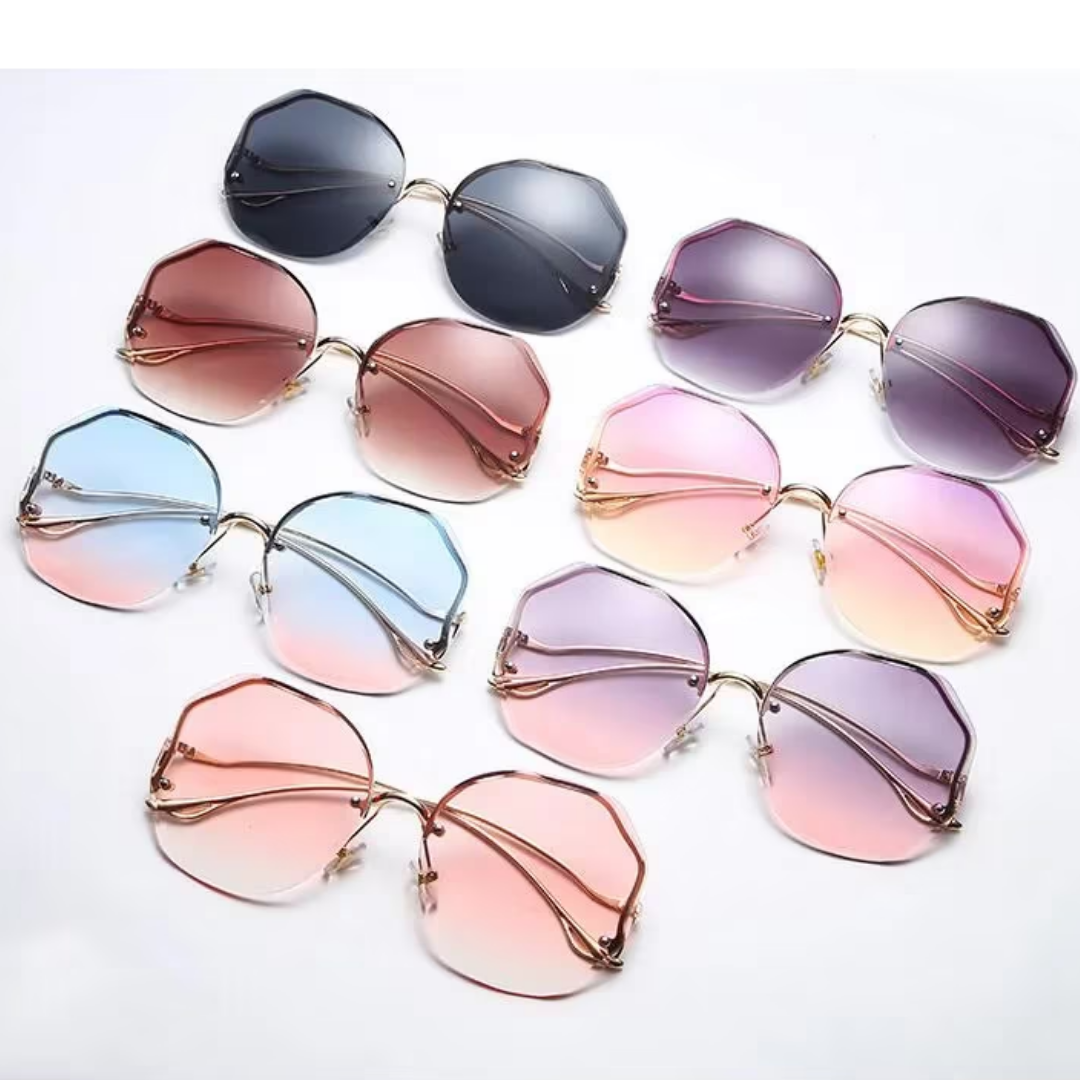 Lunettes de soleil élégantes à dégradé pour l'été 2025