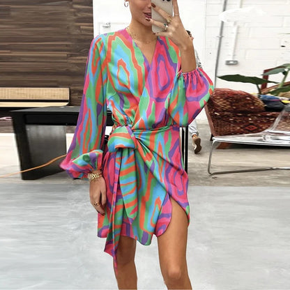 Elodie - Élégante Robe d'Été Imprimée