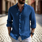 Chemise en lin pour hommes – Modèle Rafael, Confort Optimal