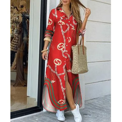 Robe maxi tendance street pour le printemps 2025