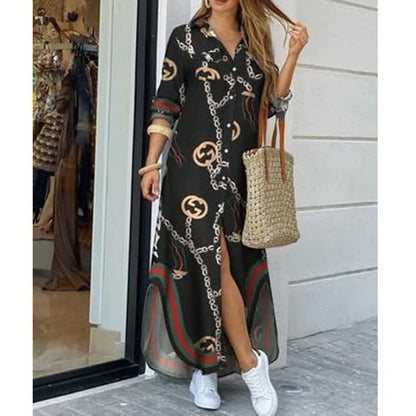 Robe maxi tendance street pour le printemps 2025