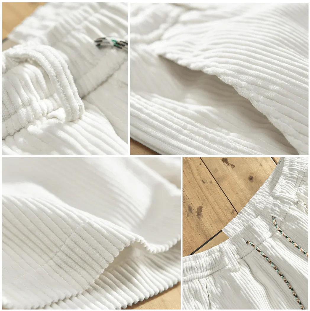 Shorts en coton Leon avec cordon pour l'été