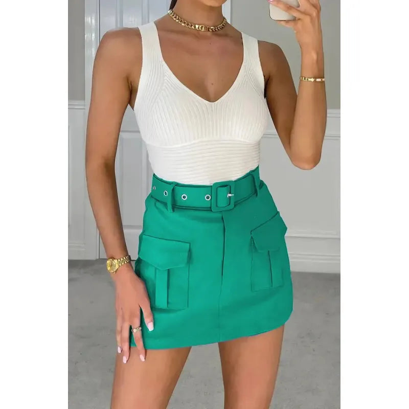 Ella Robe à Taille Haute