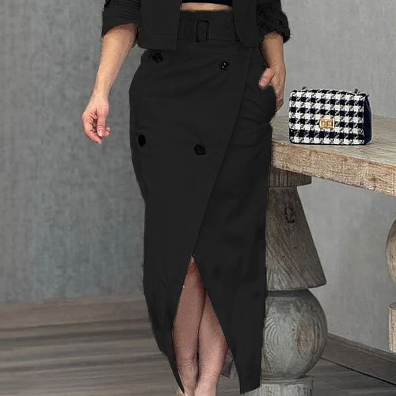 ISLA | Tenue sophistiquée avec robe et veste assortie - Luviera Fashion