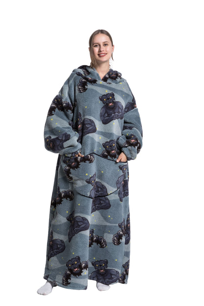 ALIX- Couverture chaude en polaire avec capuche - Luviera Fashion