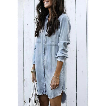 NOA - Robe Chemise en Denim