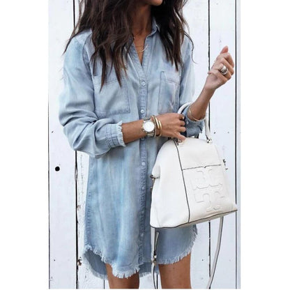 NOA - Robe Chemise en Denim