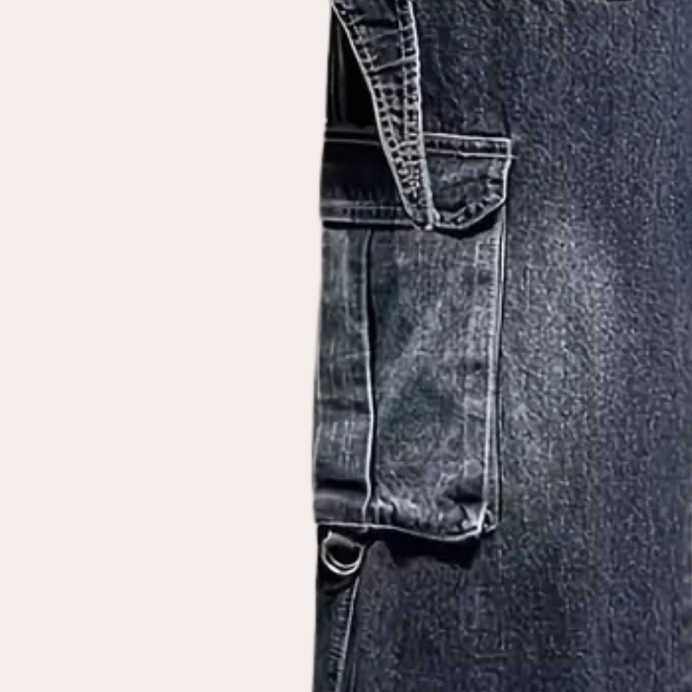 MATHIS | Pantalon en denim chic - Luviera Fashion