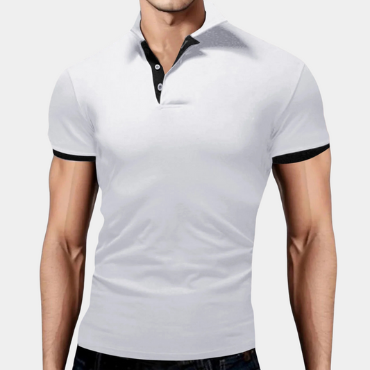 Polos blancs tendance pour hommes - Printemps 2025 par Tiberius